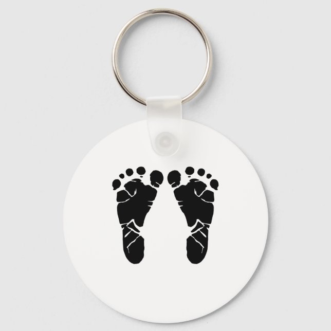 Baby Feet Keychain (Front)