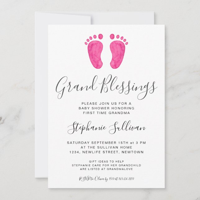 Baby Welcome Party Invitation Message By Grandp Parents It's A Boy