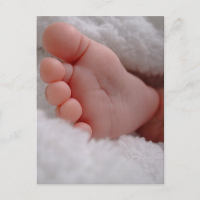 Baby Feet Postcard (Front)