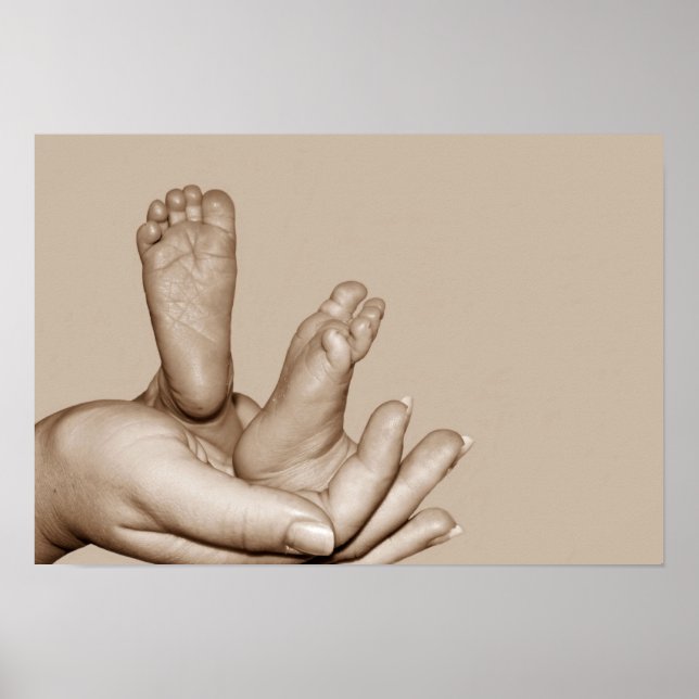 Baby feet Poster (Front)