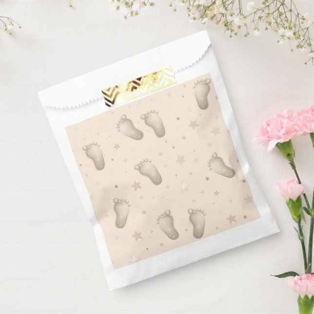Baby Feet Shower Favor Bag (Sealed)