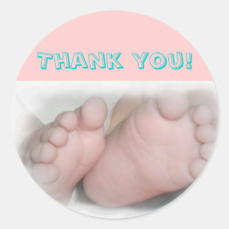 Baby Feet -Thank you! Sticker