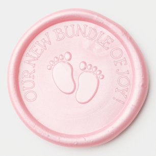 Baby Feet Wax Seal Sticker