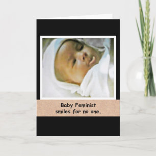 Baby Feminist Greeting Card