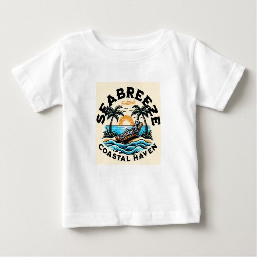 baby fine jersey beach  baby T_Shirt