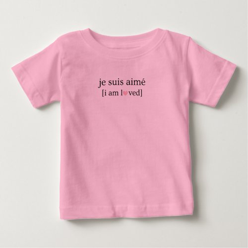 Baby Fine Jersey Je Suis Aim T_Shirt