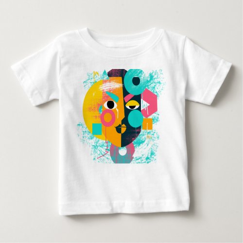 Baby Fine Jersey T_Shirt ABSTRACT DESIGN