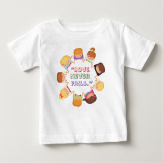 Baby Fine Jersey T-Shirt with Inspiring Bible Vers