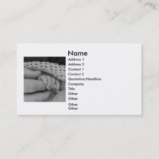 baby fingers business card