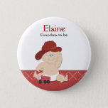 Baby Fire Fighter Name Tag Personalized Button at Zazzle