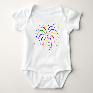 Baby Fireworks Jersey Bodysuit