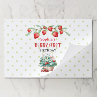Baby First Birthday Party paper placemats