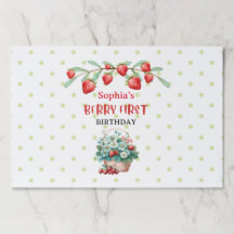 Baby First Birthday Party paper placemats