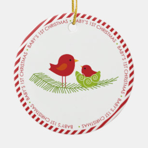 Baby First Christmas Customizable Ornaments