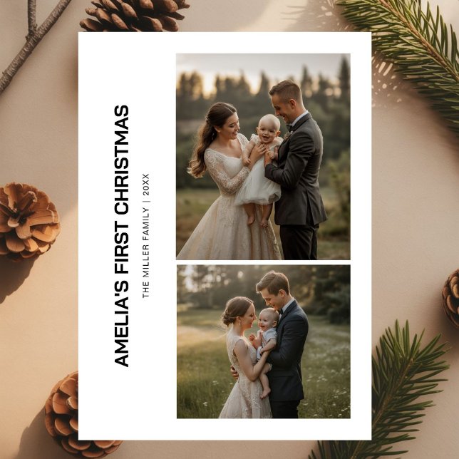 Baby First Christmas Family Card (Creator Uploaded)