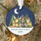 Baby First Christmas Forest Animals - PHOTO BACK