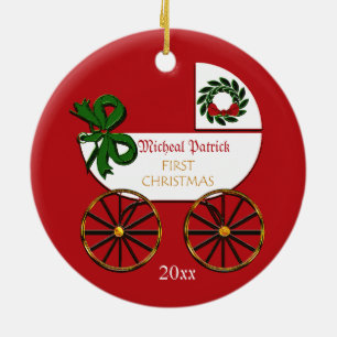 Baby First Christmas Personalized ornament  