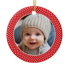 Baby' First Christmas - PHOTO FRAME Ornament ornament
