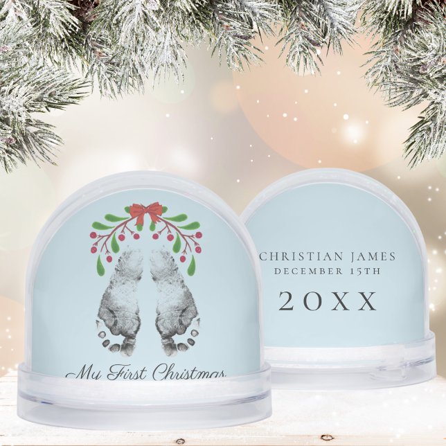Baby First Christmas Photo Snow Globe (Creator Uploaded)