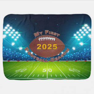 Baby First Football Season 2025 Baby Blanket