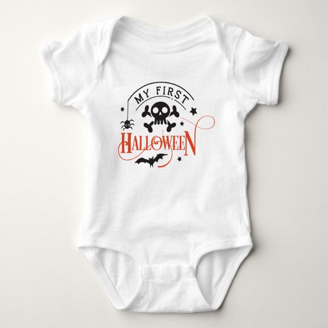 Baby First Halloween  Baby Bodysuit (Front)