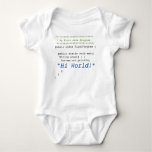Baby First Java Program Baby Bodysuit