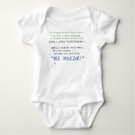 Baby First Java Program Baby Bodysuit Baby First Java Program Baby Bodysuit