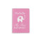 Baby first passport holder with cute elephant