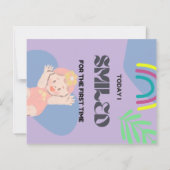 Baby first smile (Back)