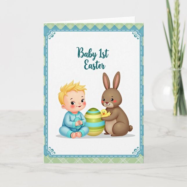 Baby First Springtime Card (Front)