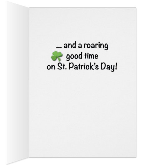 Baby First St. Patrick's Day with Bear & Shamrocks (Inside (Right))