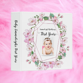 Baby First Years | Cherry Blossom Scrapbook Album 3 Ring Binder