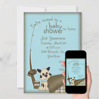 Baby Fisherman Shower Invitation