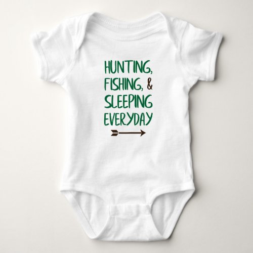 Baby Fishing Hunting Jersey Bodysuit Shirt