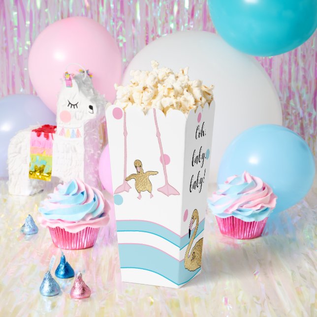 Baby Flamingo and Mom Baby Shower Favor Boxes (Party)