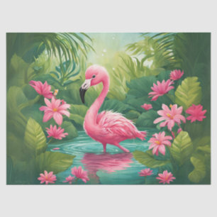 Baby Flamingo Decoupage Paper