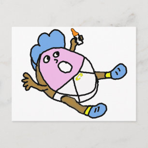 Baby flavored donut postcard