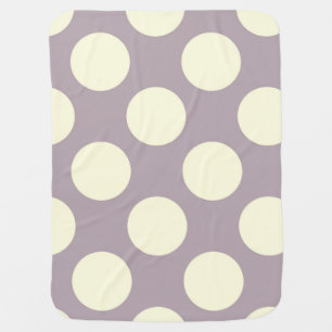 Baby Fleece Blanket Dots Earth Tones