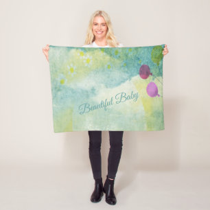 Baby Fleece Sherpa Blanket Shower by Mail Gift