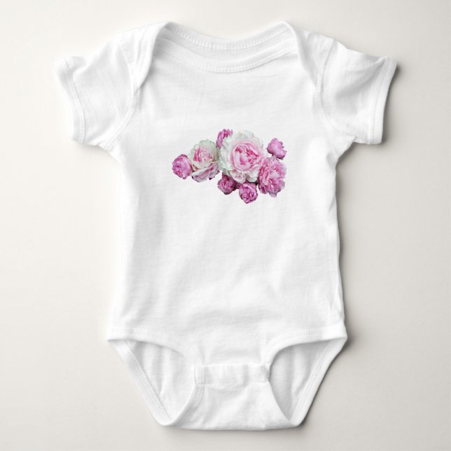 Baby Floral Baby Bodysuit (Front)