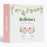 Baby Floral Cat Kitten Kitty Photo Album 3 Ring Binder