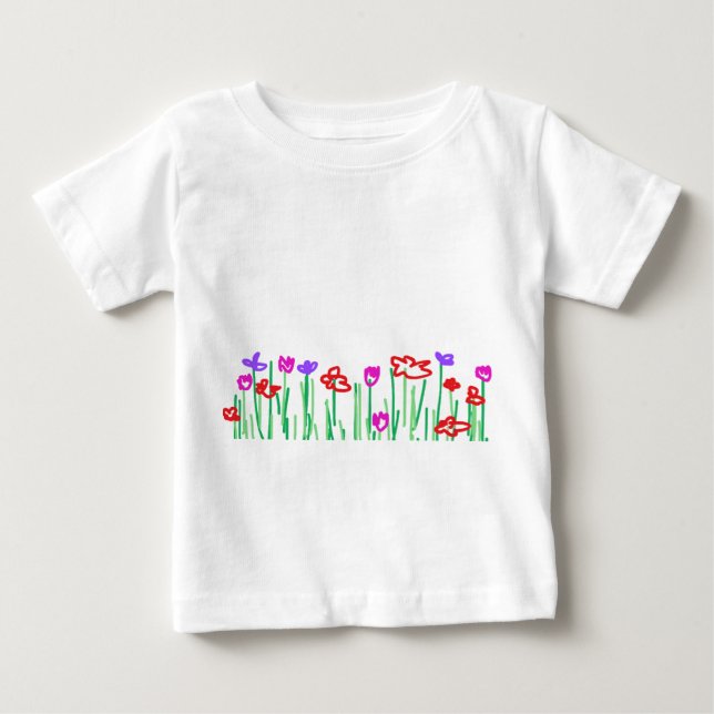 baby flowers baby T-Shirt (Front)