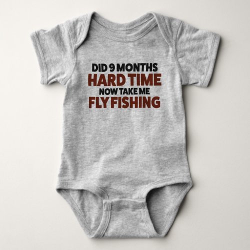 Baby Fly Fishing Jersey Bodysuit Shirt