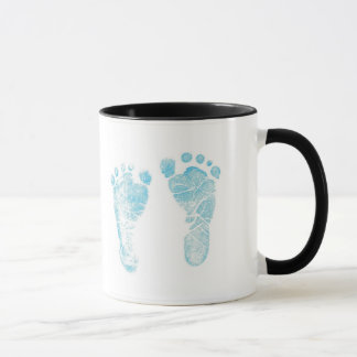 Baby foot print mug
