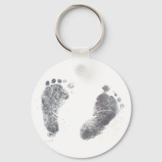 Baby Foot prints Keychain