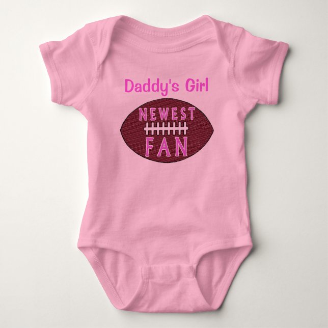 BABY FOOTBALL FOR BABY GIRLS BODYSUIT (Front)