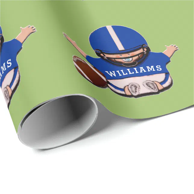 Baby Football Wrapping Paper Zazzle