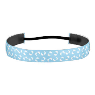 Baby Footprints, Babies Foot, Footsteps, Blue, Boy Athletic Headband