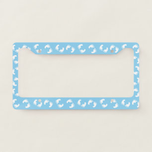 Baby Footprints, Babies Foot, Footsteps, Blue, Boy License Plate Frame