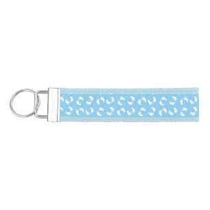 Baby Footprints, Babies Foot, Footsteps, Blue, Boy Wrist Keychain